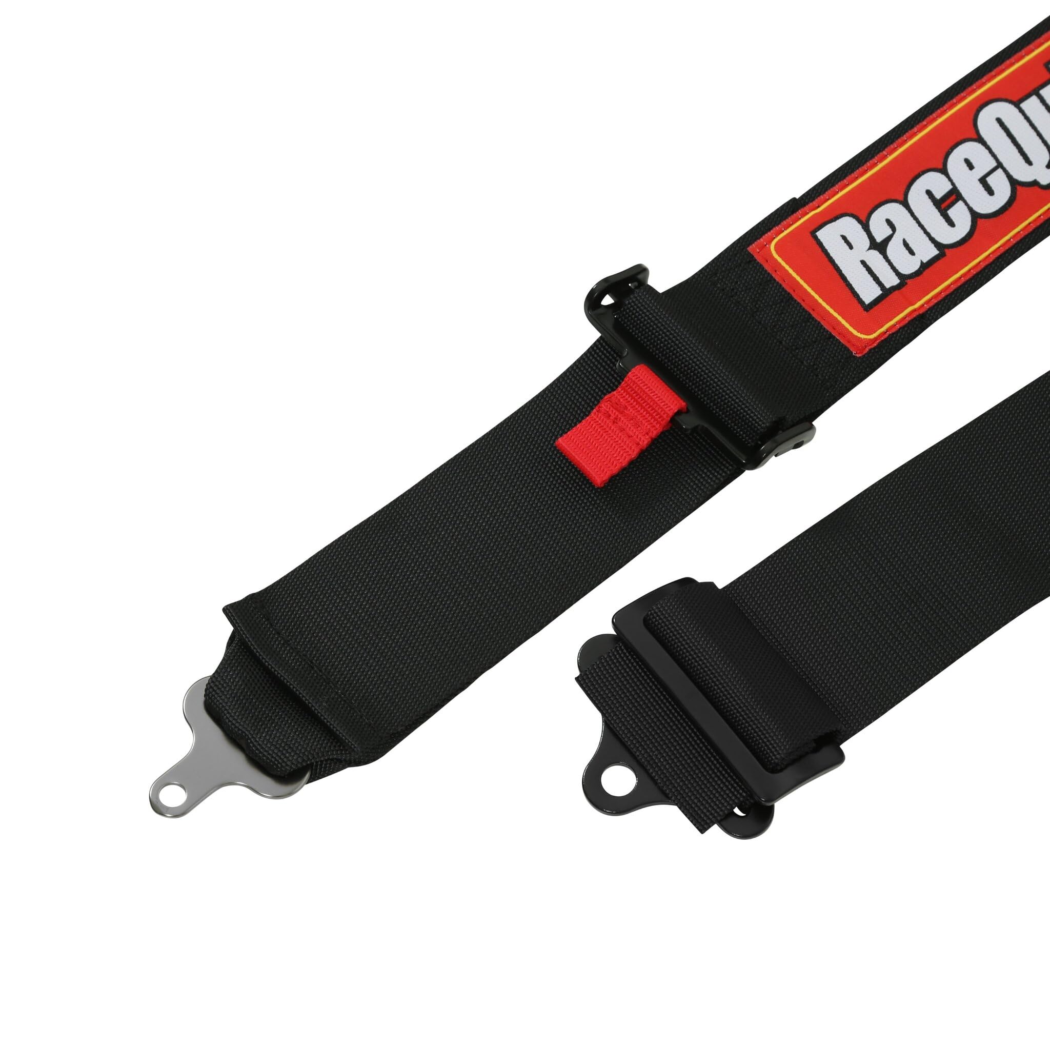 5 Point Harness RaceQuip 741001RQP Sportsman Camlock SFI 16.1 Pull Down Adjust Bolt-On/Wrap Around Black