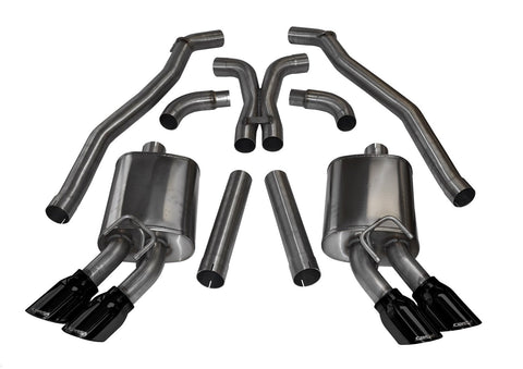 Cat-Back Exhaust System CORSA 14971BLK with X-Pipe