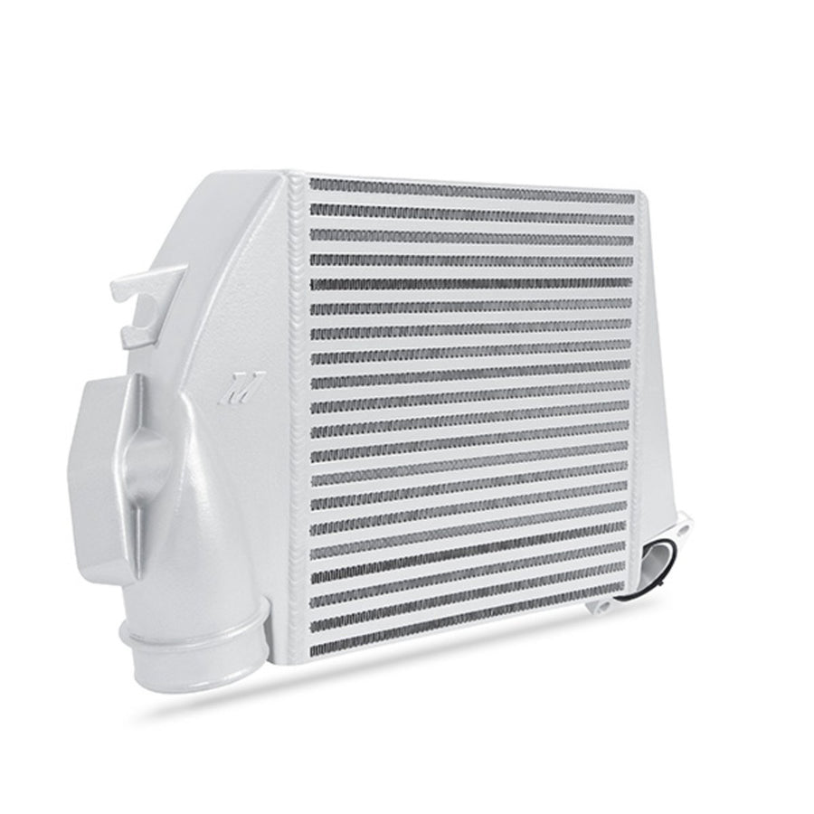 Mishimoto Top-Mount Intercooler Kit MMTMIC-WRX-08SLBL Compatible With Subaru WRX 2008-2014 Silver Cooler, Blue Hose