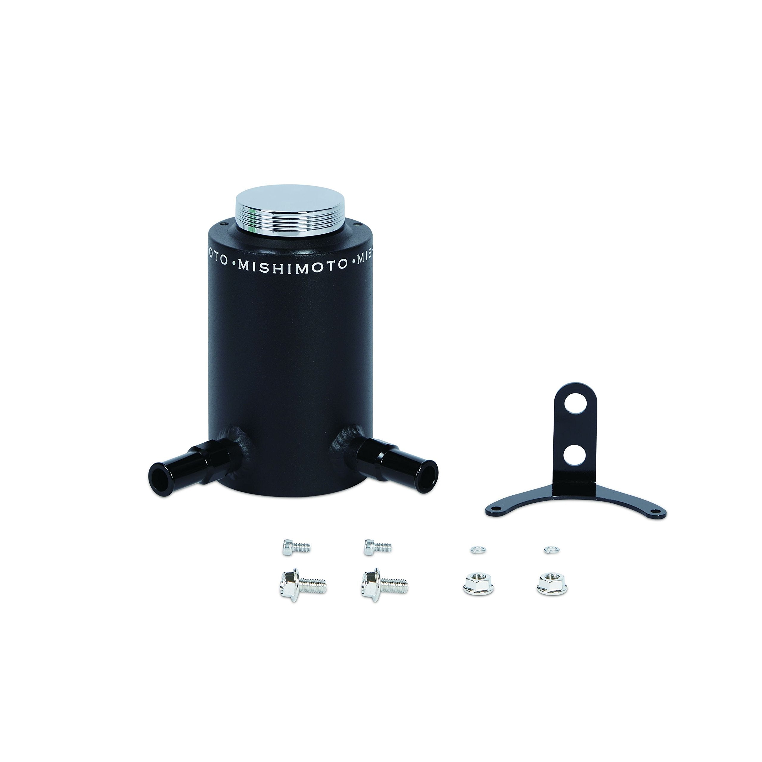 Mishimoto Aluminum Power Steering Reservoir Tank Fits MMRT-PSAWBK Black