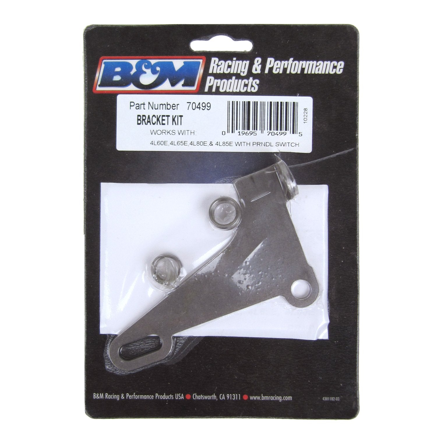 Bracket Kit B&M 70499 for GM 4L60E/4L80E, natural