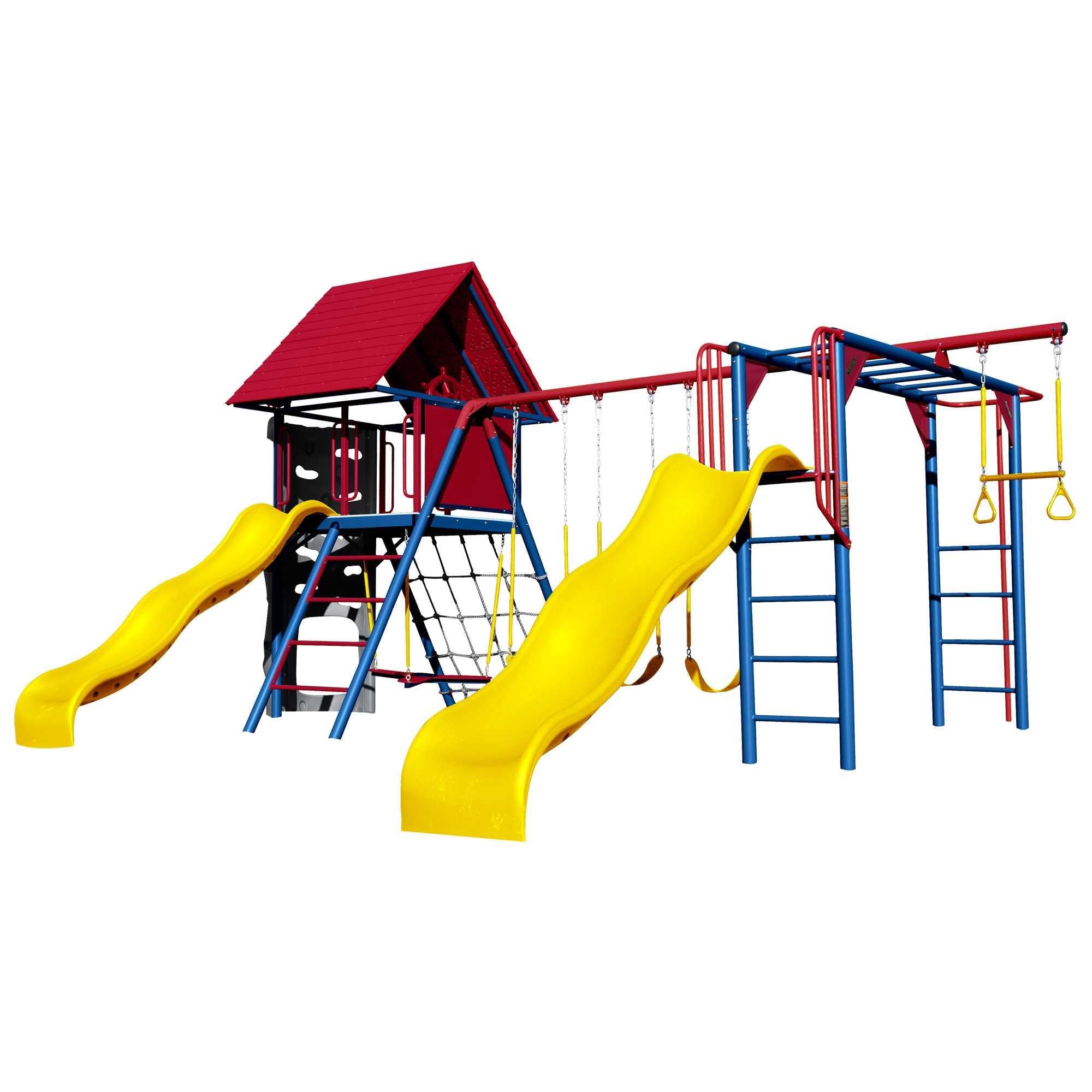Big Stuff Lifetime Deluxe Swing Set Playset, Primary