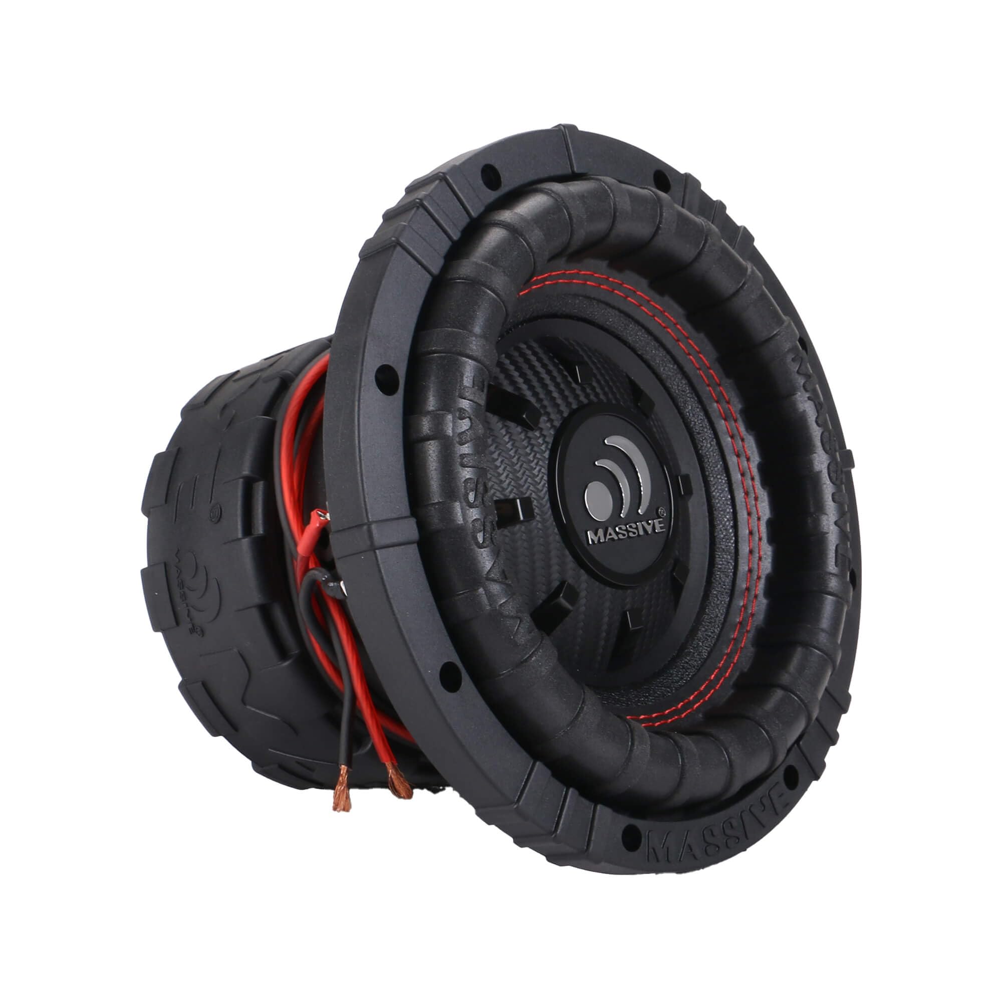 GTR84 Massive Audio 8" 600 Watts RMS / 1200w MAX Dual 4 Ohm Subwoofer with Grill