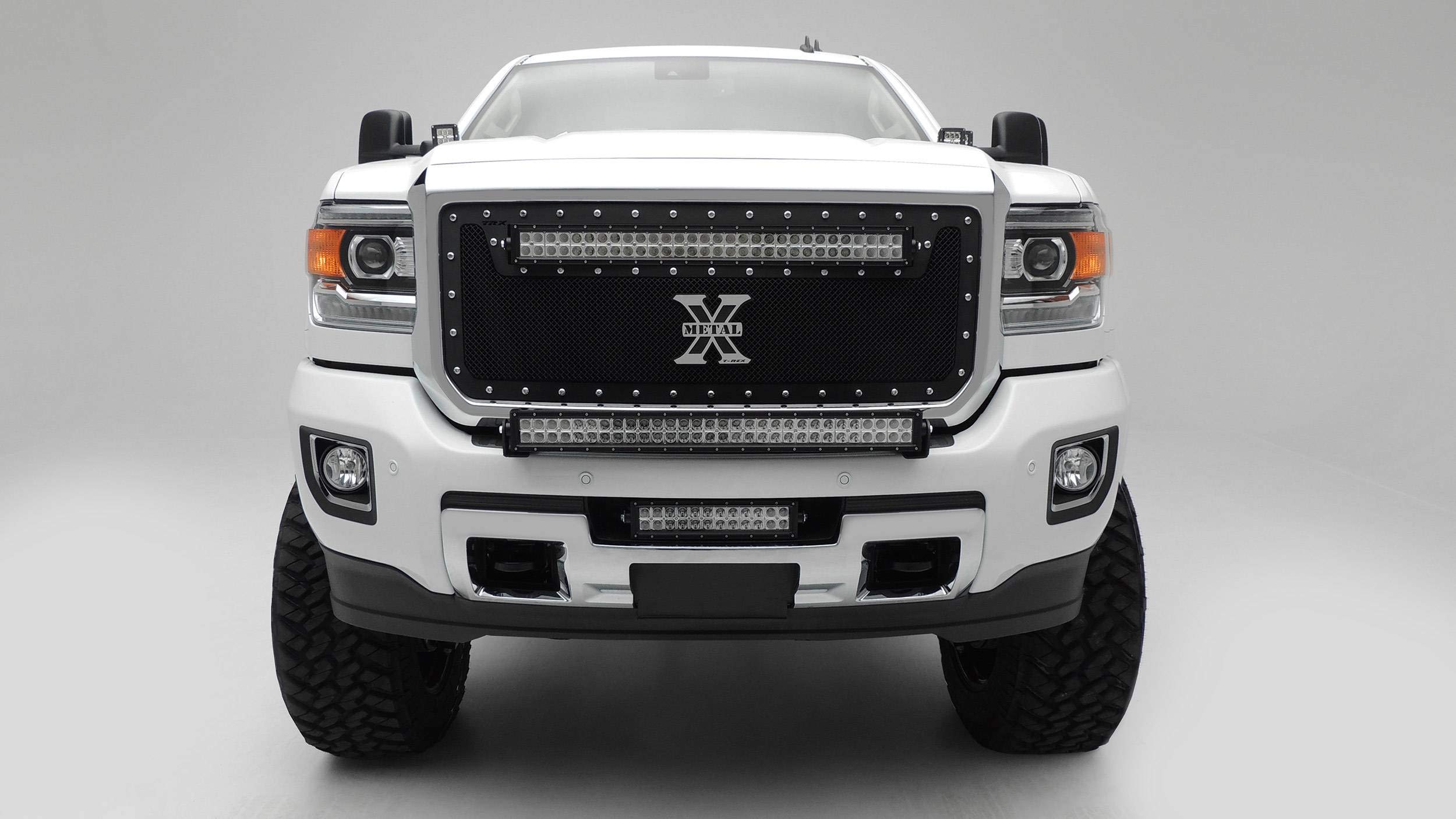 ZROADZ Black Front Bumper LED Bracket 2015-2016 CHEVROLET SILVERADO Z321221 2500/3500