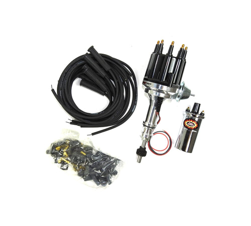Bundle012 Pertronix Ignition Kit (Includes Ford 351WPlay Distributor with Black Male Cap), 1 Pack