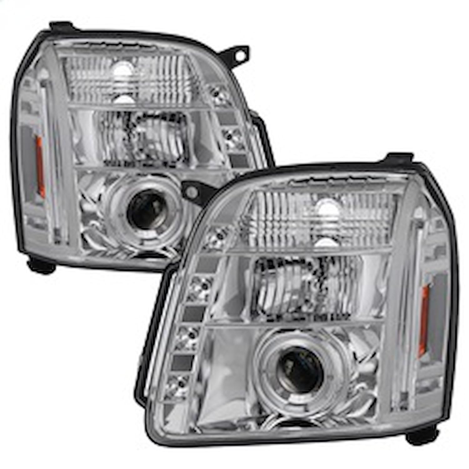 Auto Spyder 5029324 LED Halo Projector Headlights Chrome/Clear