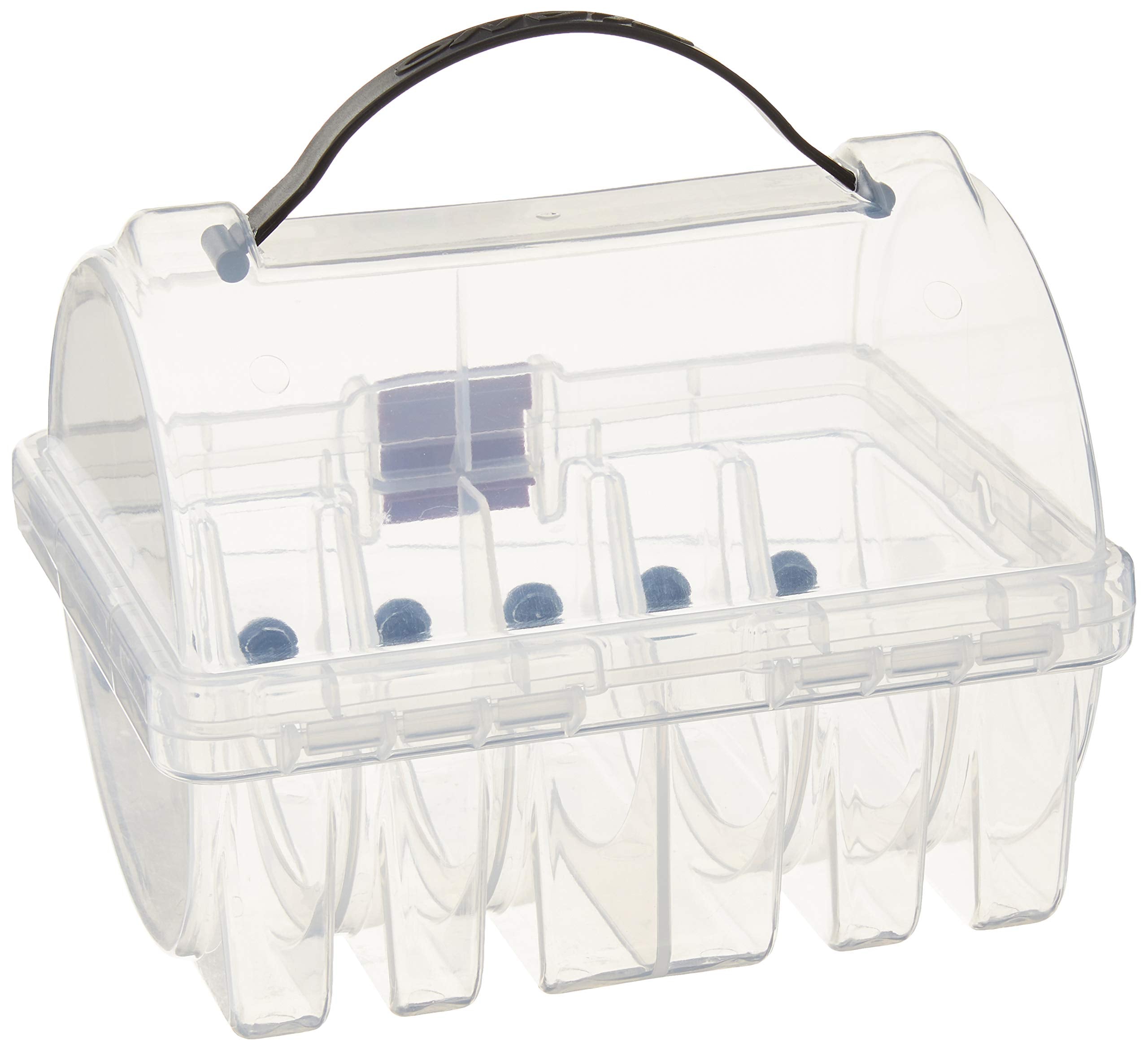Leader Plano 108700 Spool Box, Clear, One Size, Transparent/Black