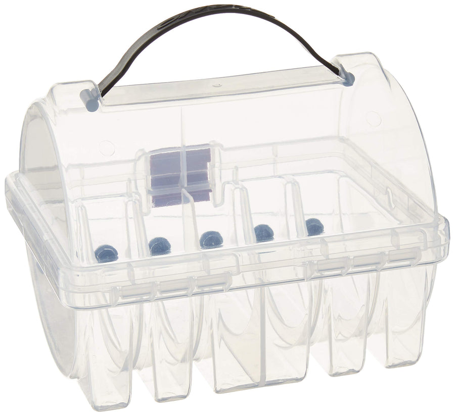 Leader Plano 108700 Spool Box, Clear, One Size, Transparent/Black