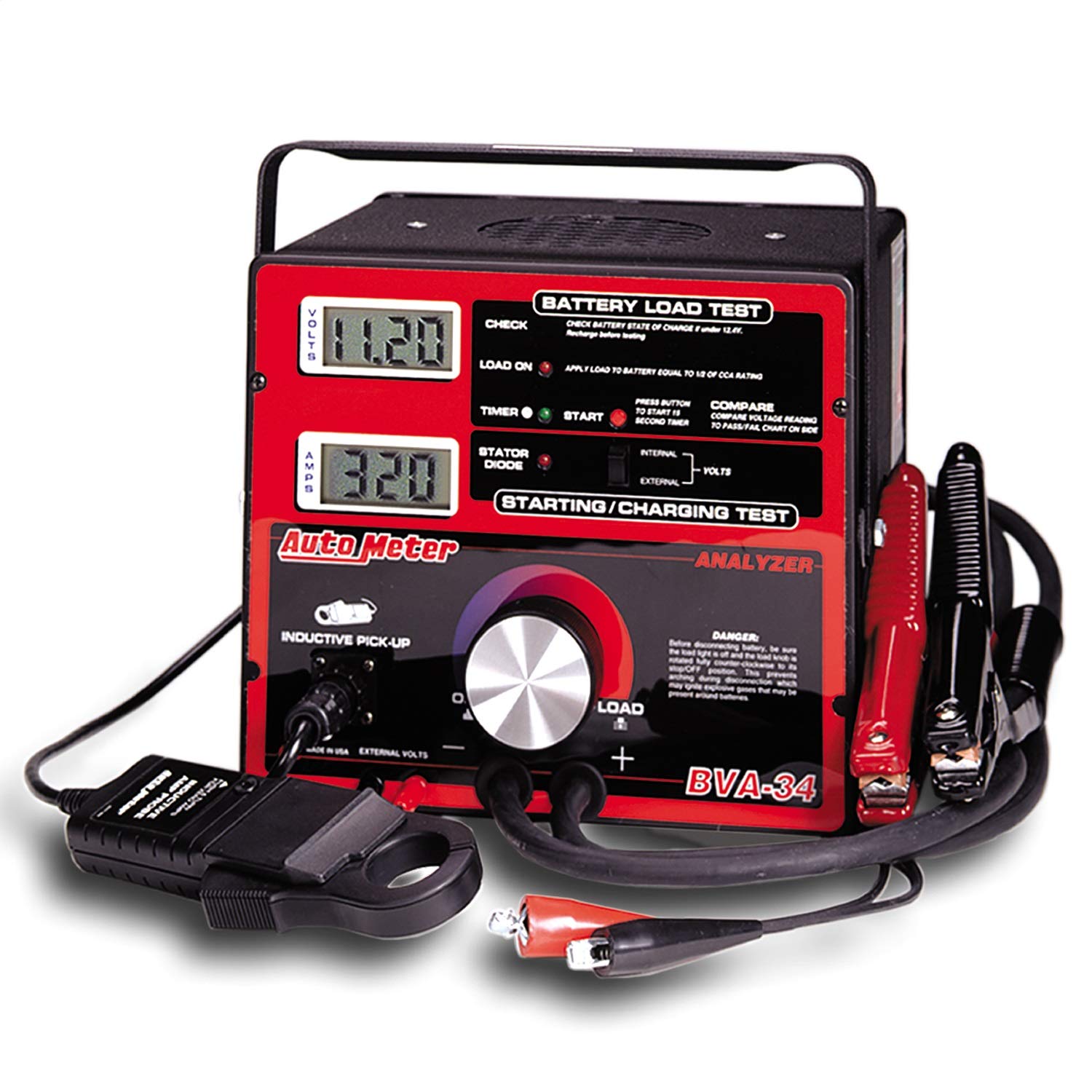 Auto Meter 800 Amp (BVA-34) Variable Load Battery/Electrical System Tester