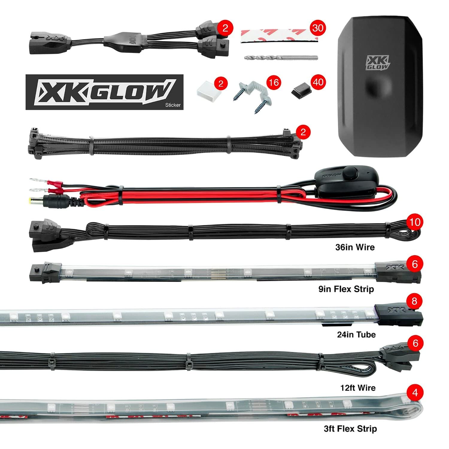 KS-CAR-PRO-DM XKGLOW LED Light Strips & Kit