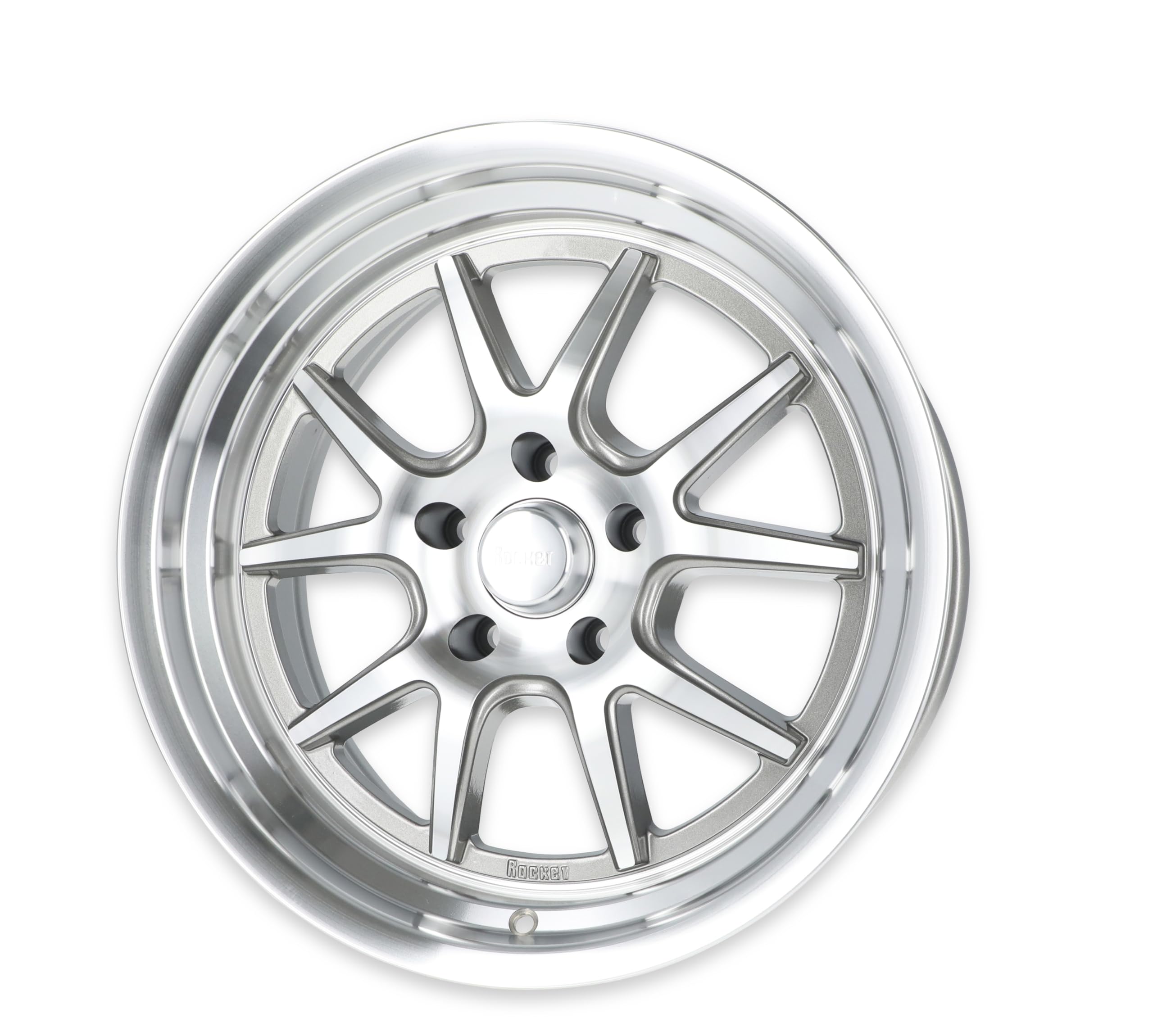 TTR19-896155 Rocket Racing Wheels 18x9 Attack Machined 5x4.75 5.5 bs