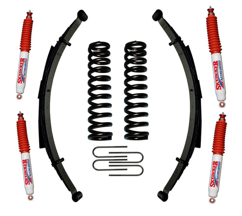 Suspension Lift Kit w/Shock Skyjacker 179BKS-N Incl. Front/Rear Springs 9 in. Lift w/Shock Nitro Shocks Rear U Bolt Kit