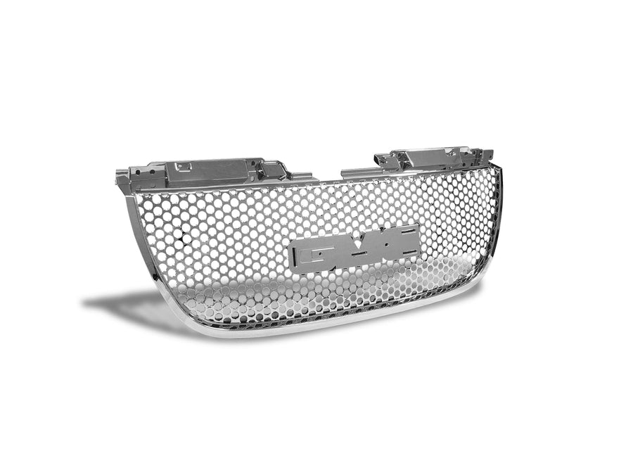 7148734 Armordillo USA Chrome Mesh Front Hood Grille Fits 2007-2014 GMC Yukon