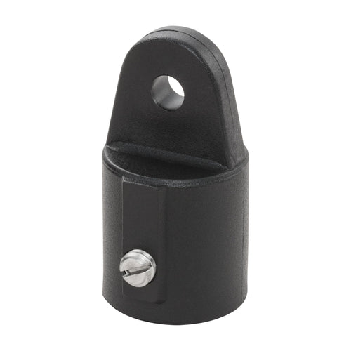 3/4" Inside Eye Top Fitting Whitecap 3416BP with Set Screw - Black, Pair