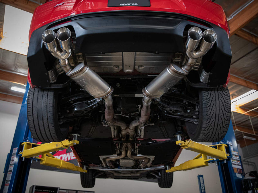 MACH Force-Xp aFe Power 49-44119-B Axle-Back Exhaust System
