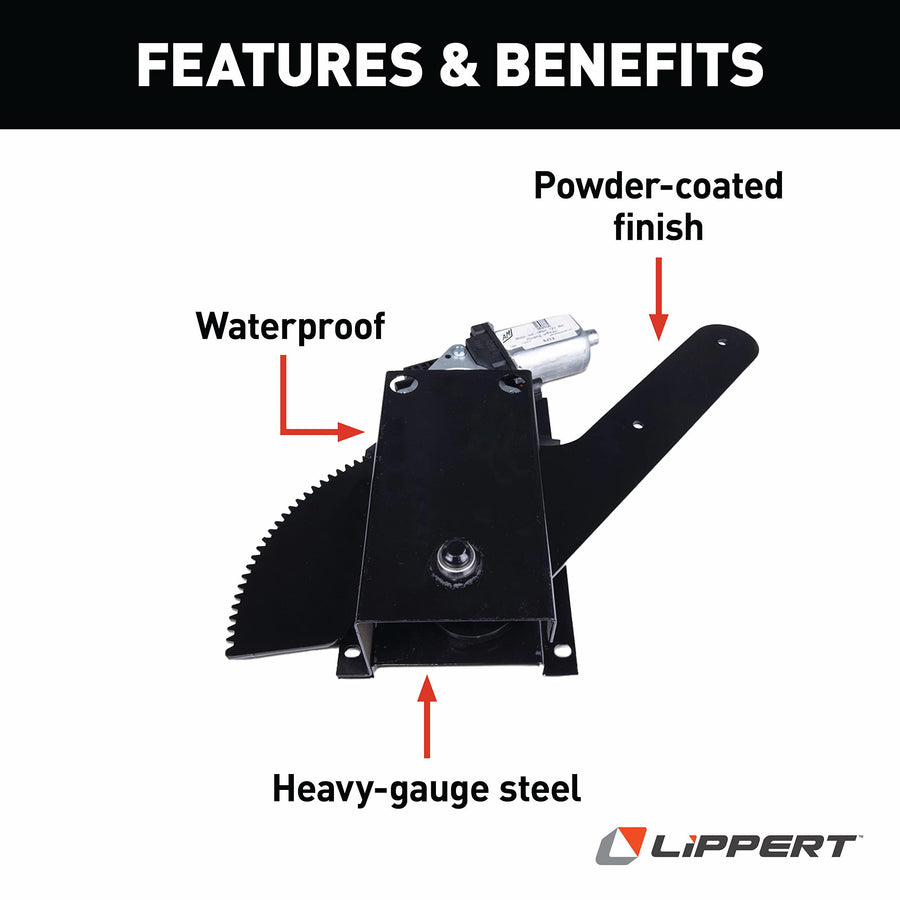 42 Series Kwikee Electric Step Motor Assembly for 5th Wheel RVs, Travel Trailers and Motorhomes