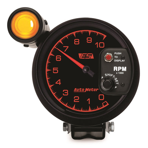 Auto Meter 5" 10000 RPM ES Shift-Lite Tachometer