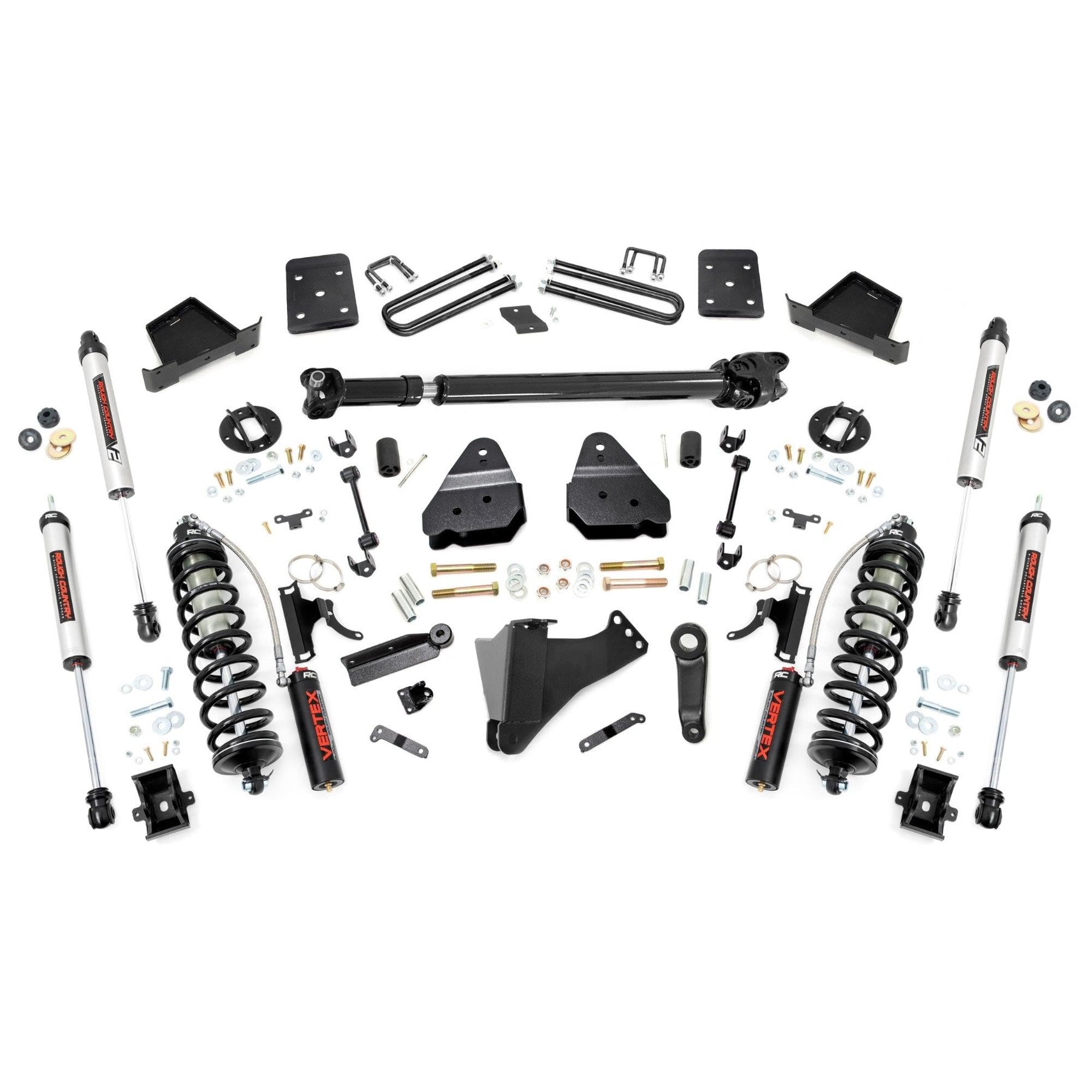 4.5" Rough Country Coilover Lift Kit for 17-22 Ford Super Duty - 55058