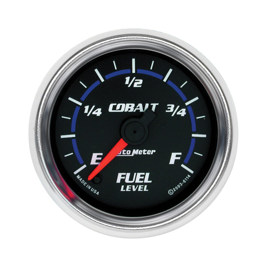 Auto Meter Cobalt 6114 Full Sweep Electrical Fuel Level Gauge, 2 1/16" - Full Sweep/Electric