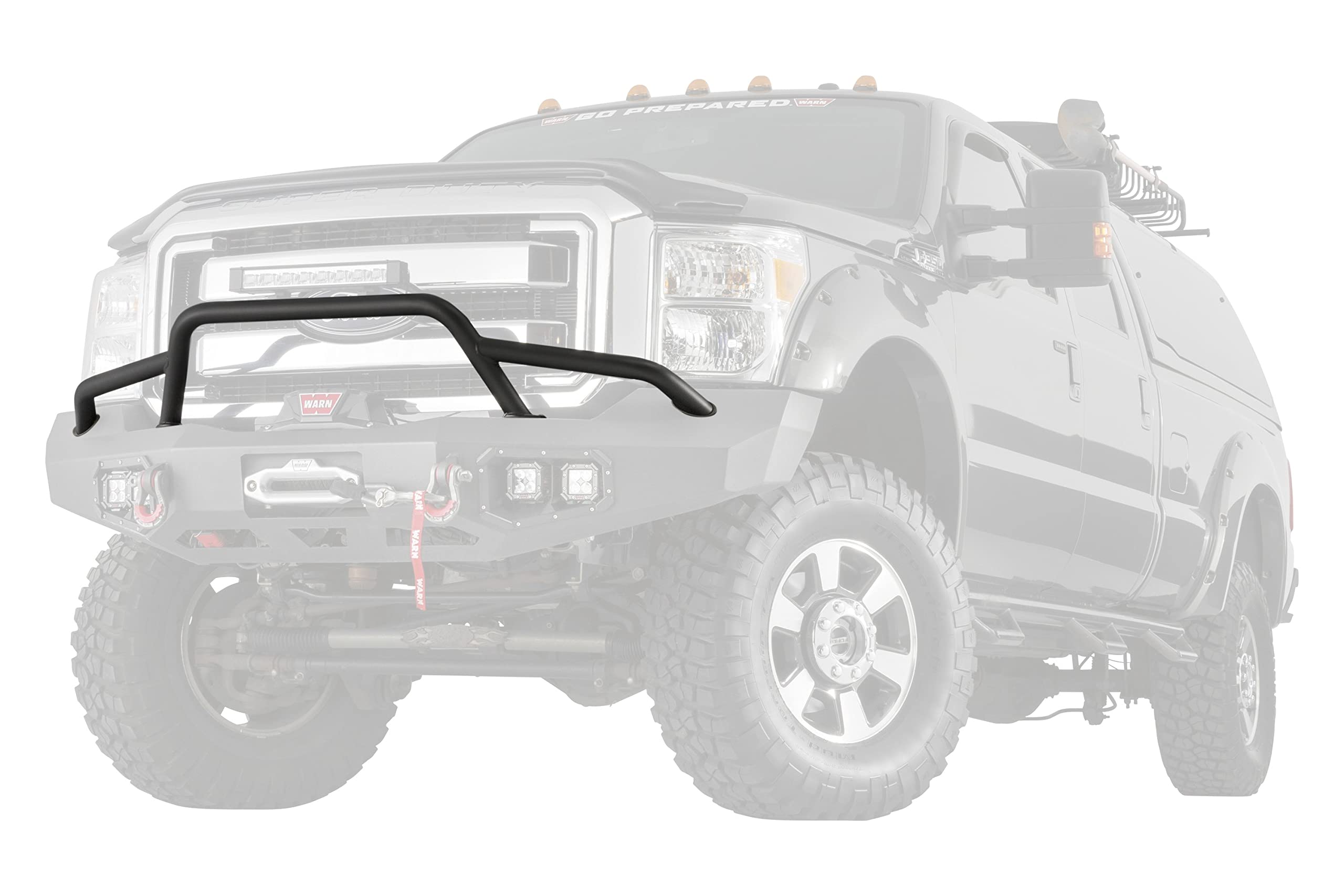 Ascent Baja WARN 100475 Grille Guard Tube Bar, Fits: Dodge Ram 1500 (2013-2018), Ford Super Duty F250, F350 (2011-2016)
