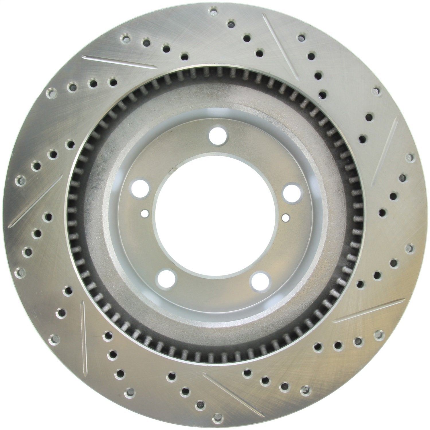StopTech 227.44156R Brake Rotor Select Sport Drilled and Slotted; Front Right