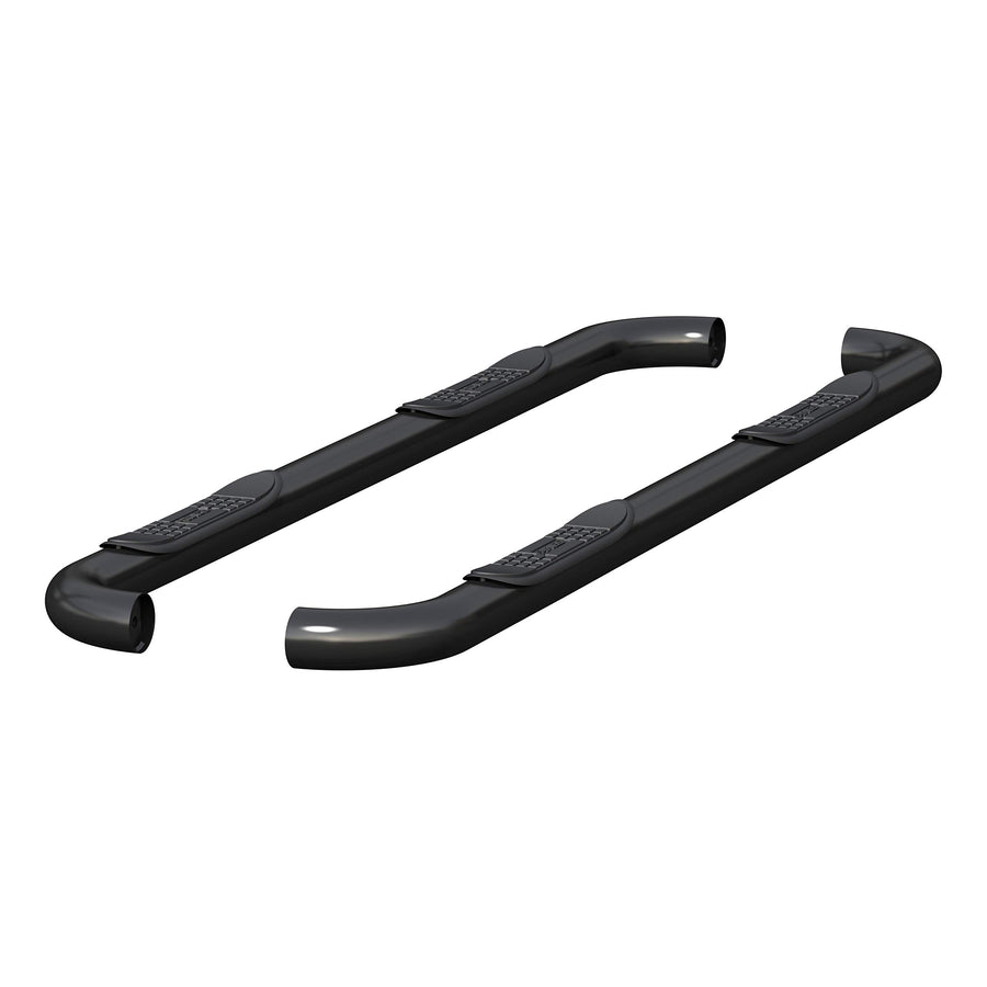 3-Inch Round Black Stainless Steel ARIES Nerf Bars, No-Drill, Fits Select Dodge, Ram 1500, 2500, 3500