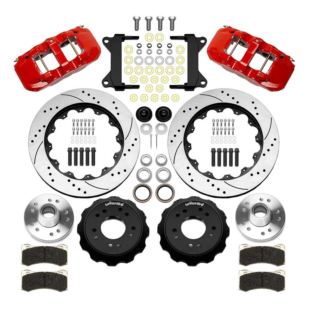 Wilwood AERO6 140-15943-DR Big Brake Front Brake Kit, Drilled