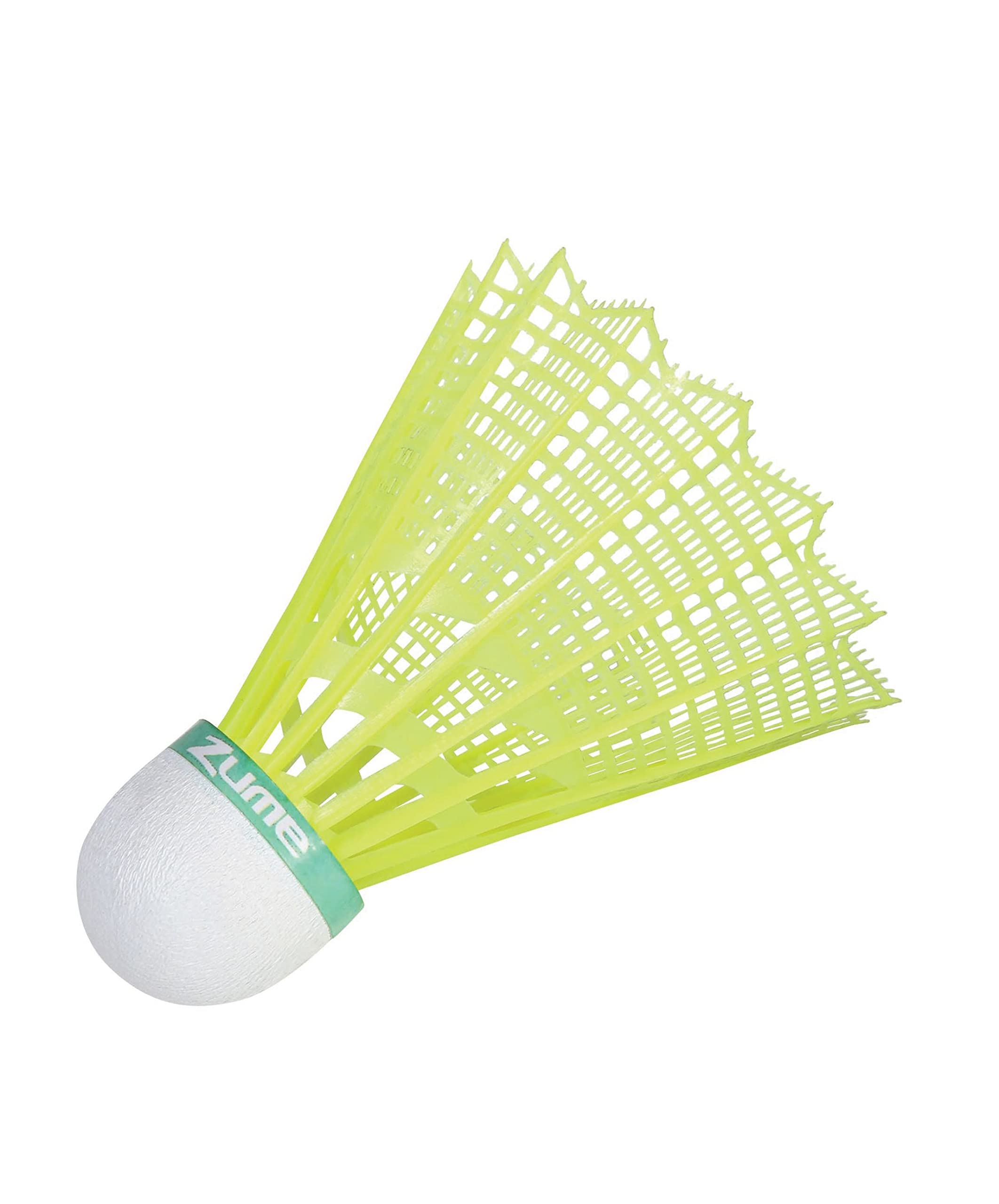 Zume Games Badminton Set Portable with Net, 4 Rackets, Shuttlecocks & Carrying Case – Outdoor Lawn Game for Backyard, Beach, or Park – Easy Setup, No Tools Required