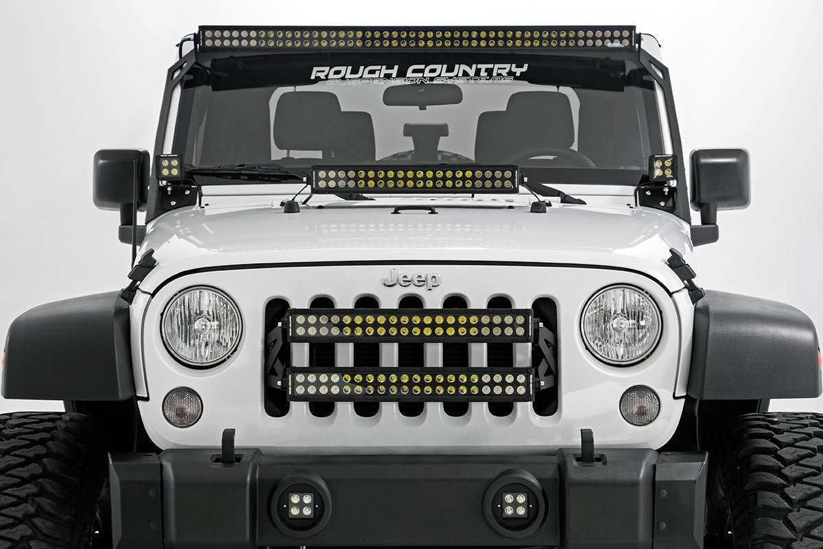 20" Rough Country Black Series Dual Row CREE LED Light Bar - 70920BL