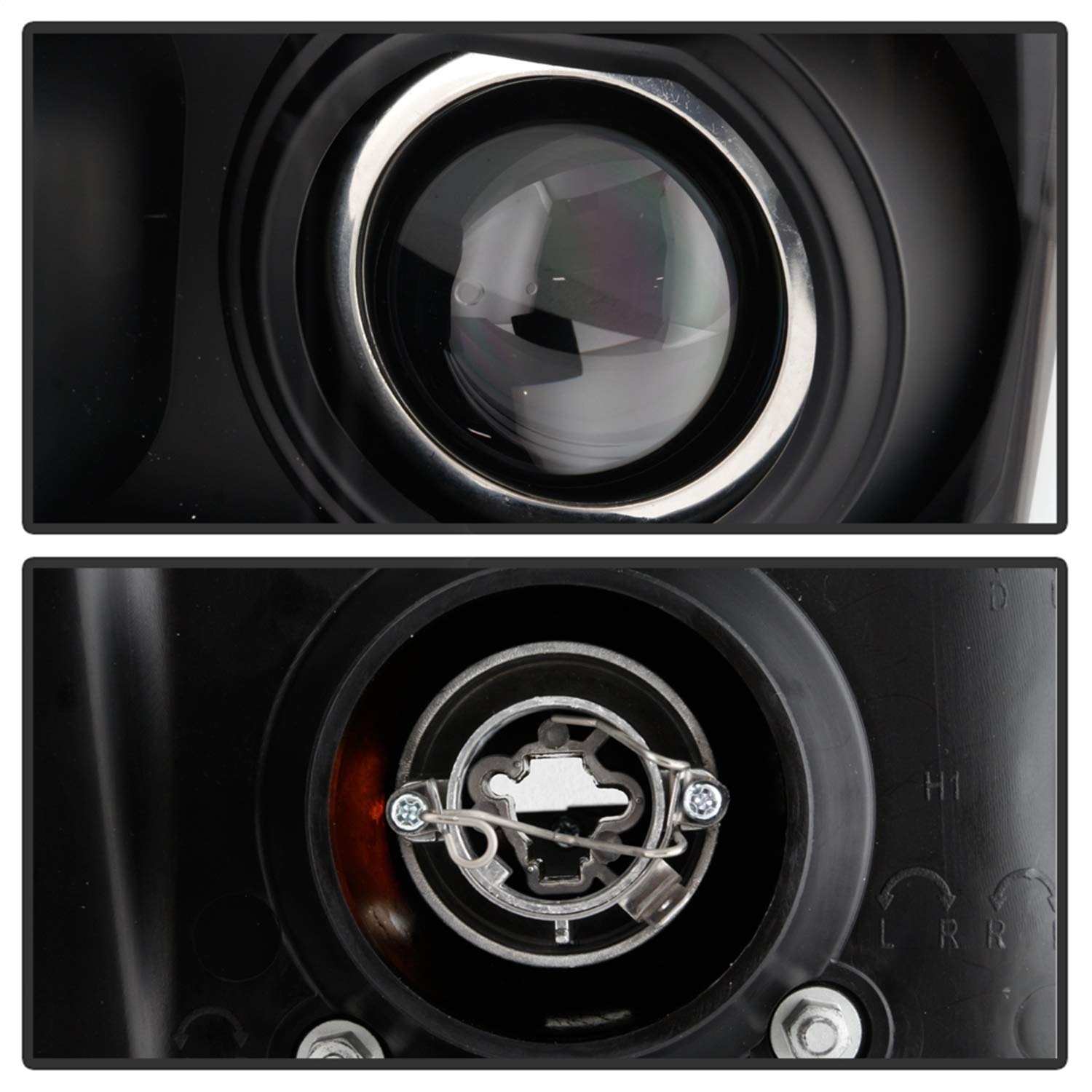Projector Headlight Spyder - (PRO-YD-GS07V2-LBDRL-BKV2)