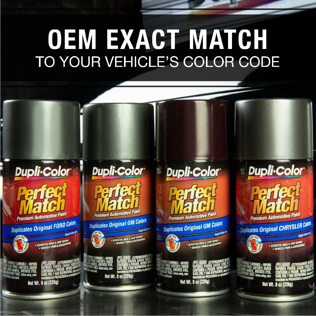 Honda Starlight Silver Metallic Dupli-Color EBHA09747 Perfect Match Automotive Spray Paint – 8 oz. Aerosol Can