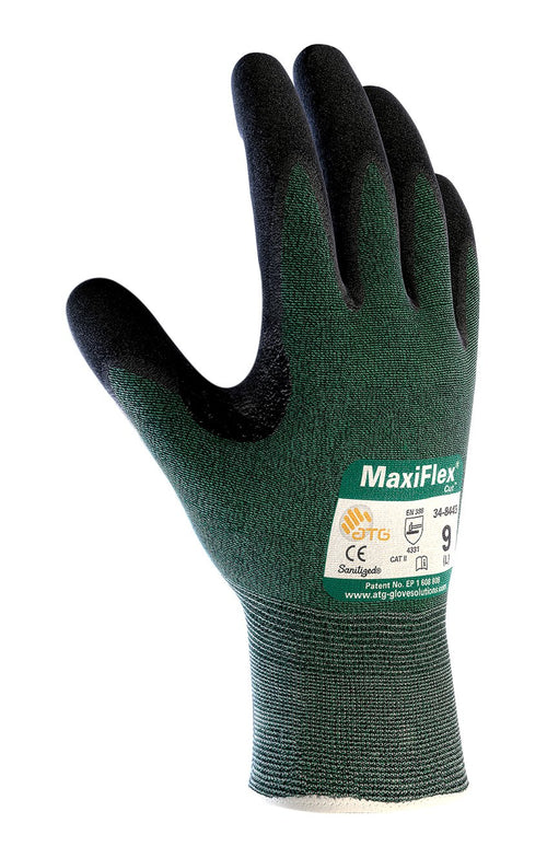 MaxiFlex Cut Engineered Yarn ATG 34-8443/S Gloves With Micro-Foam Nitrile Coating