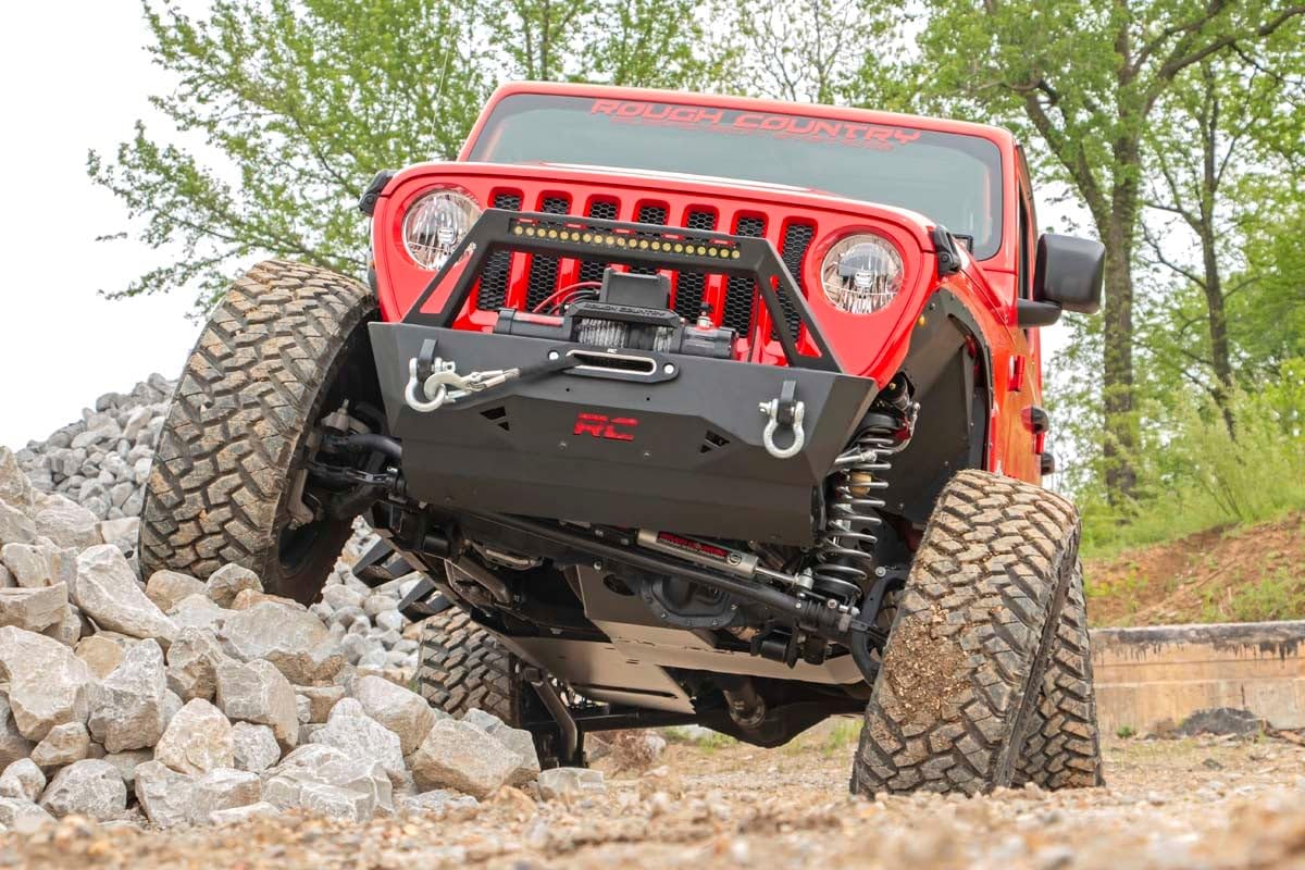 Skid Plate System Rough Country for 18-20 Jeep Wrangler JLU | 3.6L - 10616