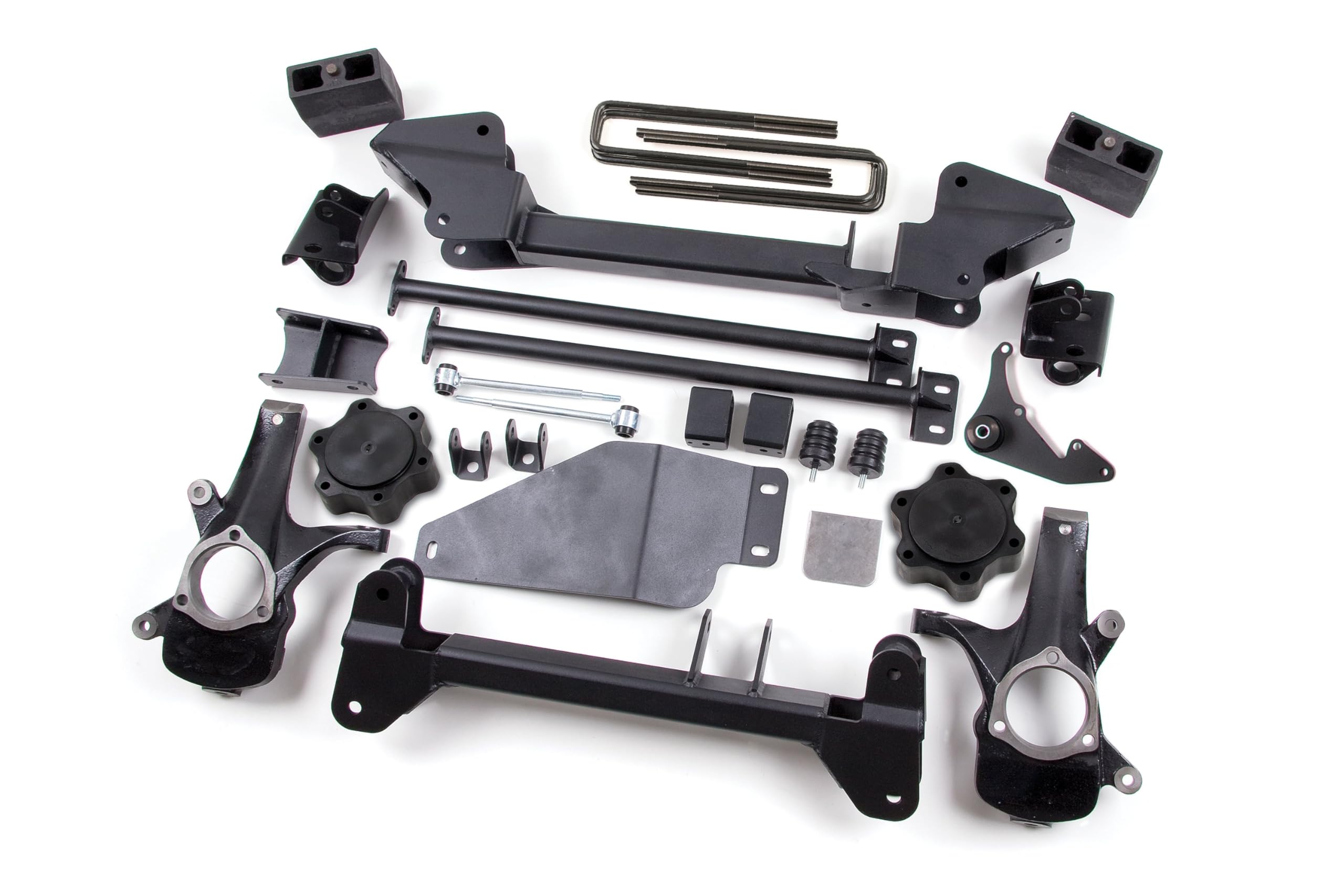Zone Offroad 2000-2006 Chevy Silverado/GMC Sierra 1500 4WD | ZONC3F, 1999 Chevy/GMC K1500 | 6 inch Full Suspension Torsion Bar Drop Lift Kit (Front & Rear) | FOX 2.0 Adventure Series Shocks