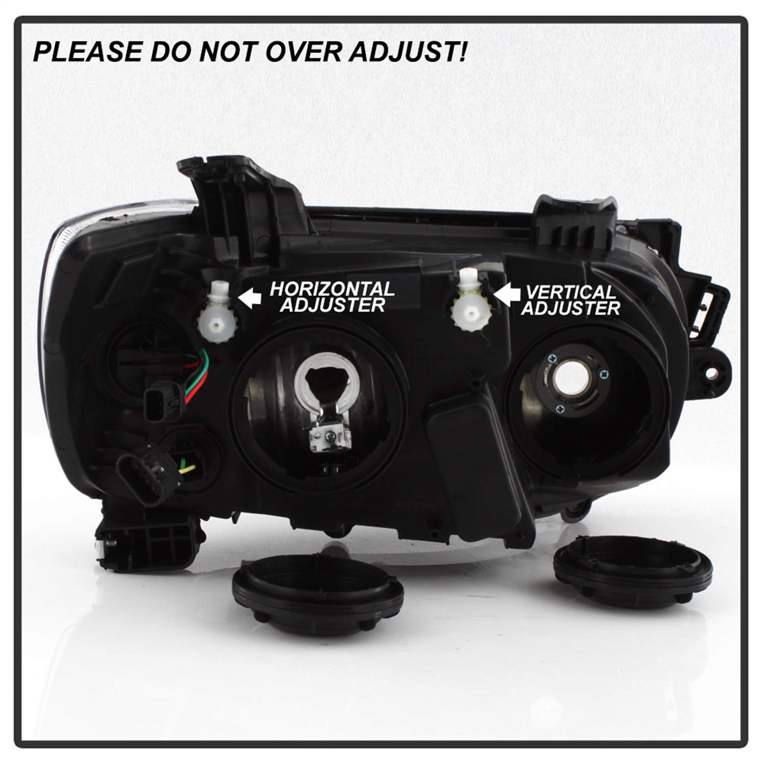 OE Style Xtune Halogen Headlight (HD-JH-CSON12-BK-L) (POE)