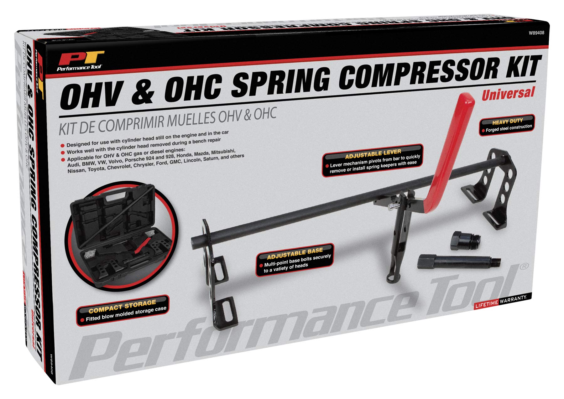W89408 Performance Tool OHV & OHC Spring Compressor