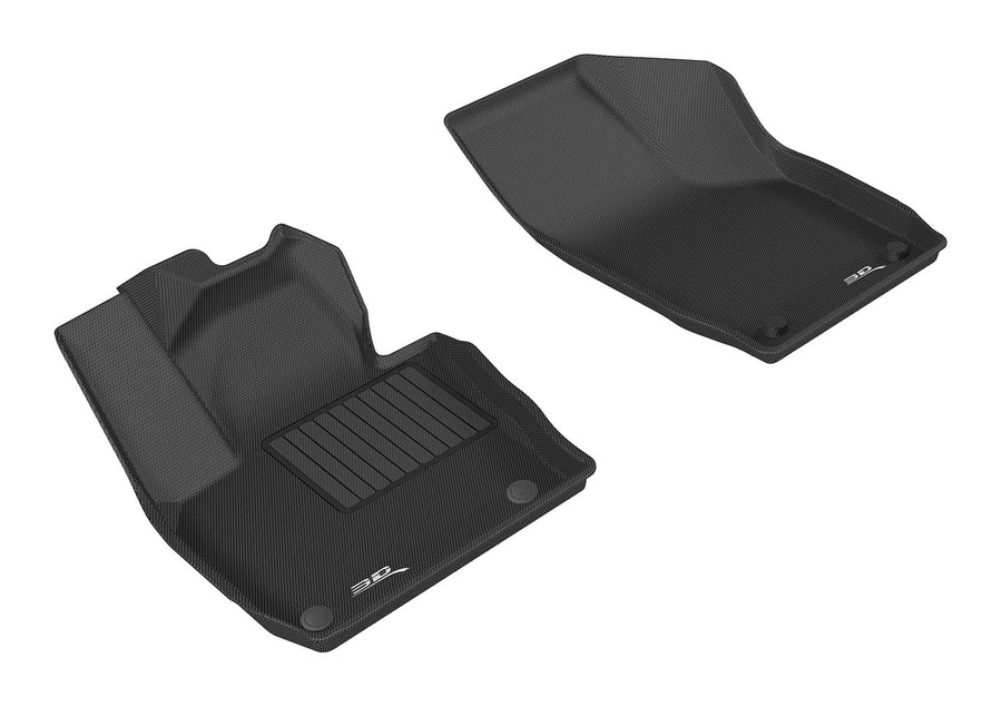 Front Row 3D MAXpider Custom Fit All-Weather Floor Mat for Select Audi Q3 Models - Kagu Rubber (Black)