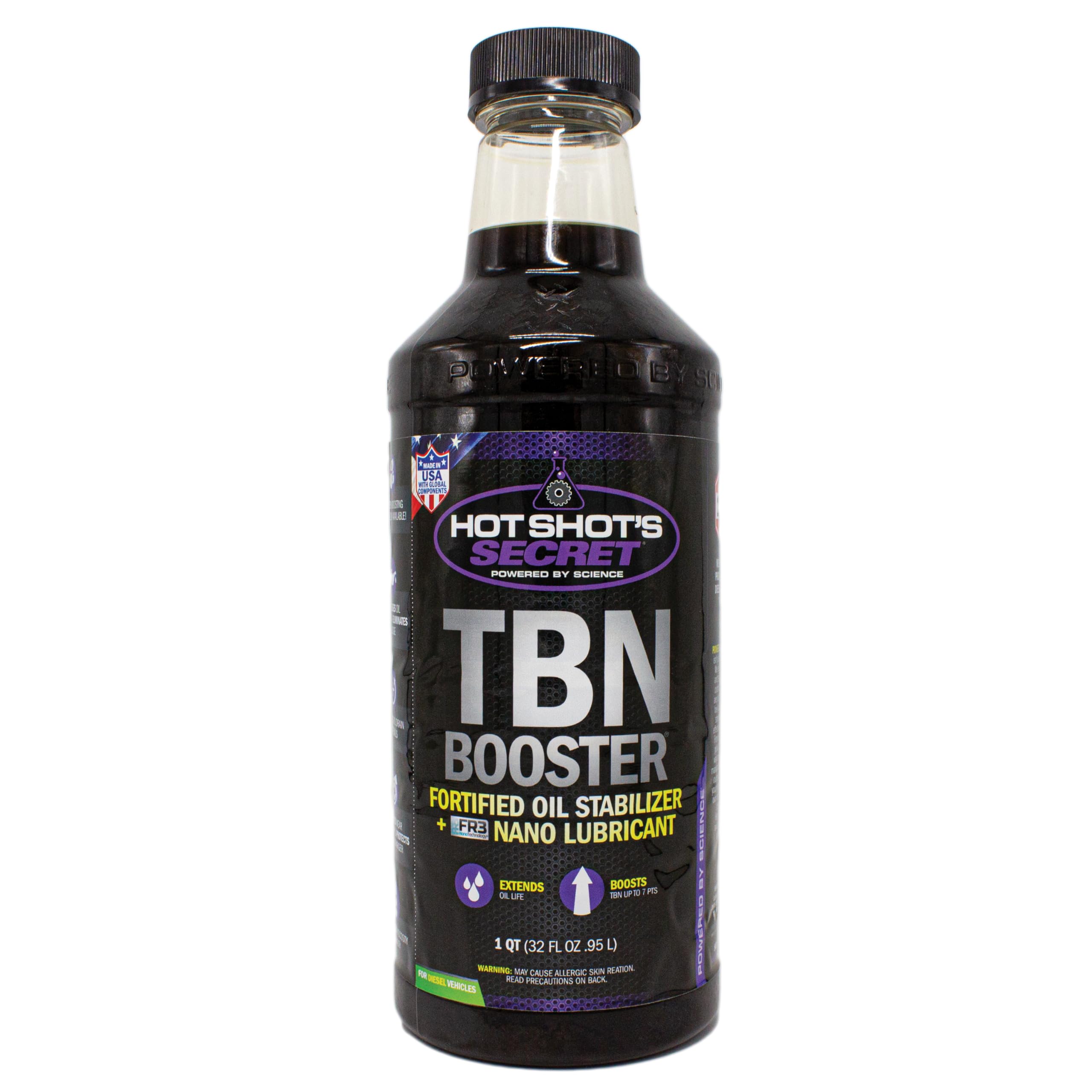 TBN Booster Hot Shot's Secret Oil Additive, 32 fl oz, Purple (HSSTBN32Z)