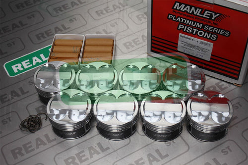 Piston Kit Set Manley 598000CE-8 (Ford Coyote 5.0L DOHC 3.630in Bore +3.75cc Dome), 1 Pack