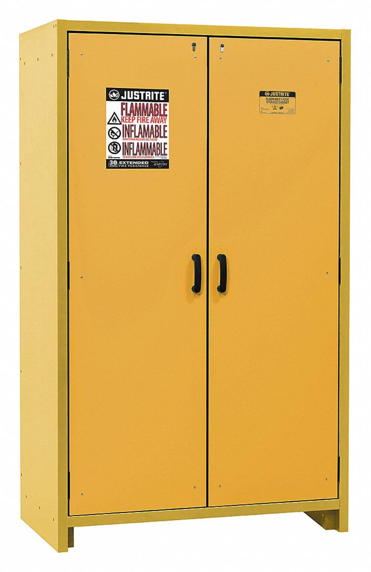 2 Door 30-Minute EN Flammable Safety Cabinet 76.65"H x 34.02" W x 24.41"D