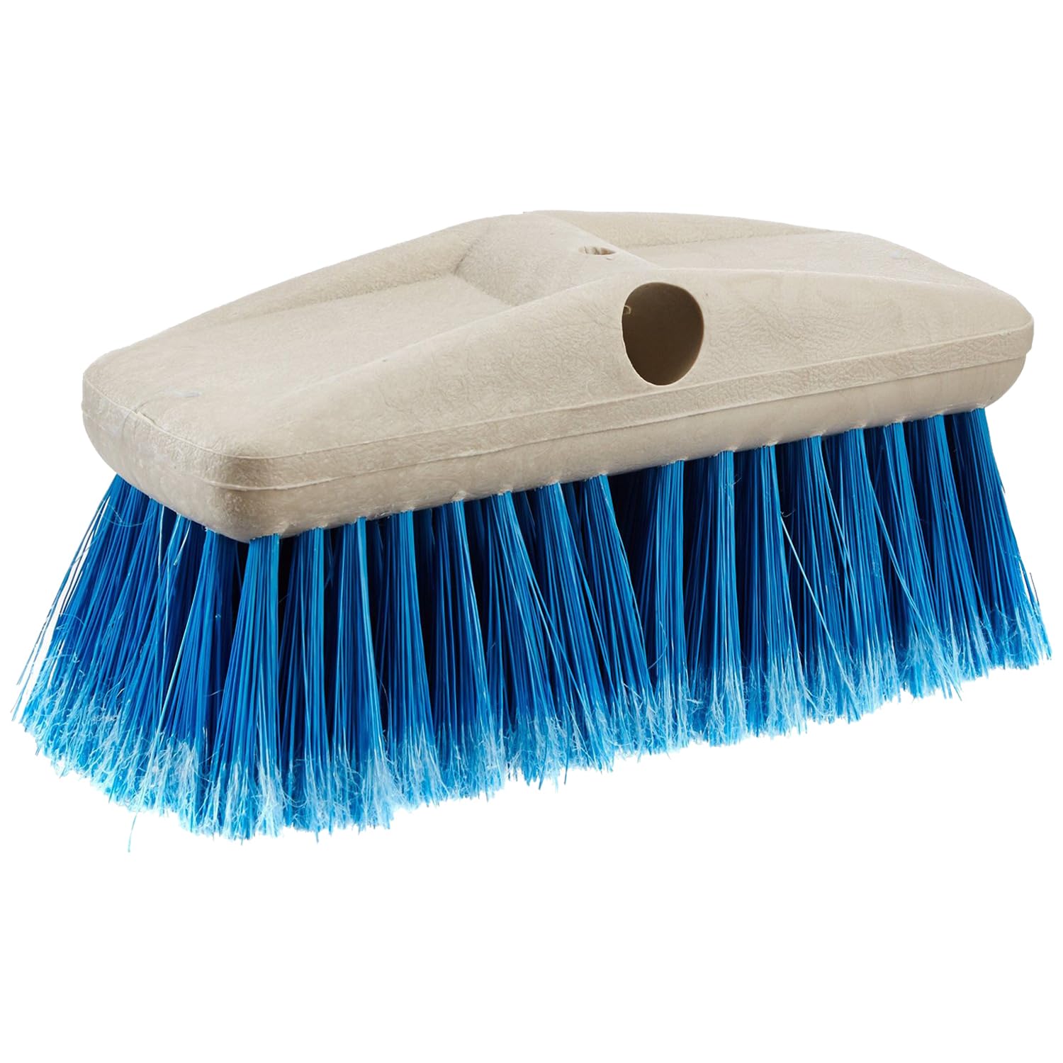8" STAR BRITE Durable Cleaning Brush - Medium, High-Density Star Prene Fibers for Boat, RV & Auto Surfaces - Fits 3/4" Threaded or Extend-A-Brush Handles - Medium Bristle, Blue (040011)