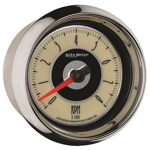 Auto Meter Cruiser 3-3/8" 8000 RPM Tachometer Gauge 1196