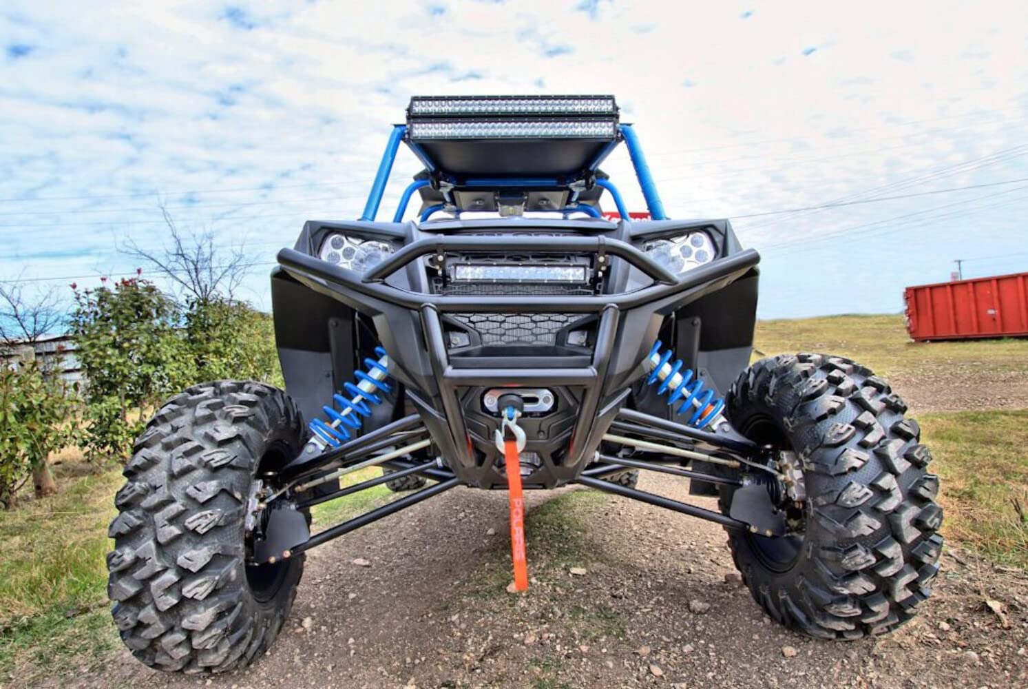 Single Row RIGID - Series PRO 6" SPOT Midnight (Blacked Out Circuit Boards and Chrome Reflectors)