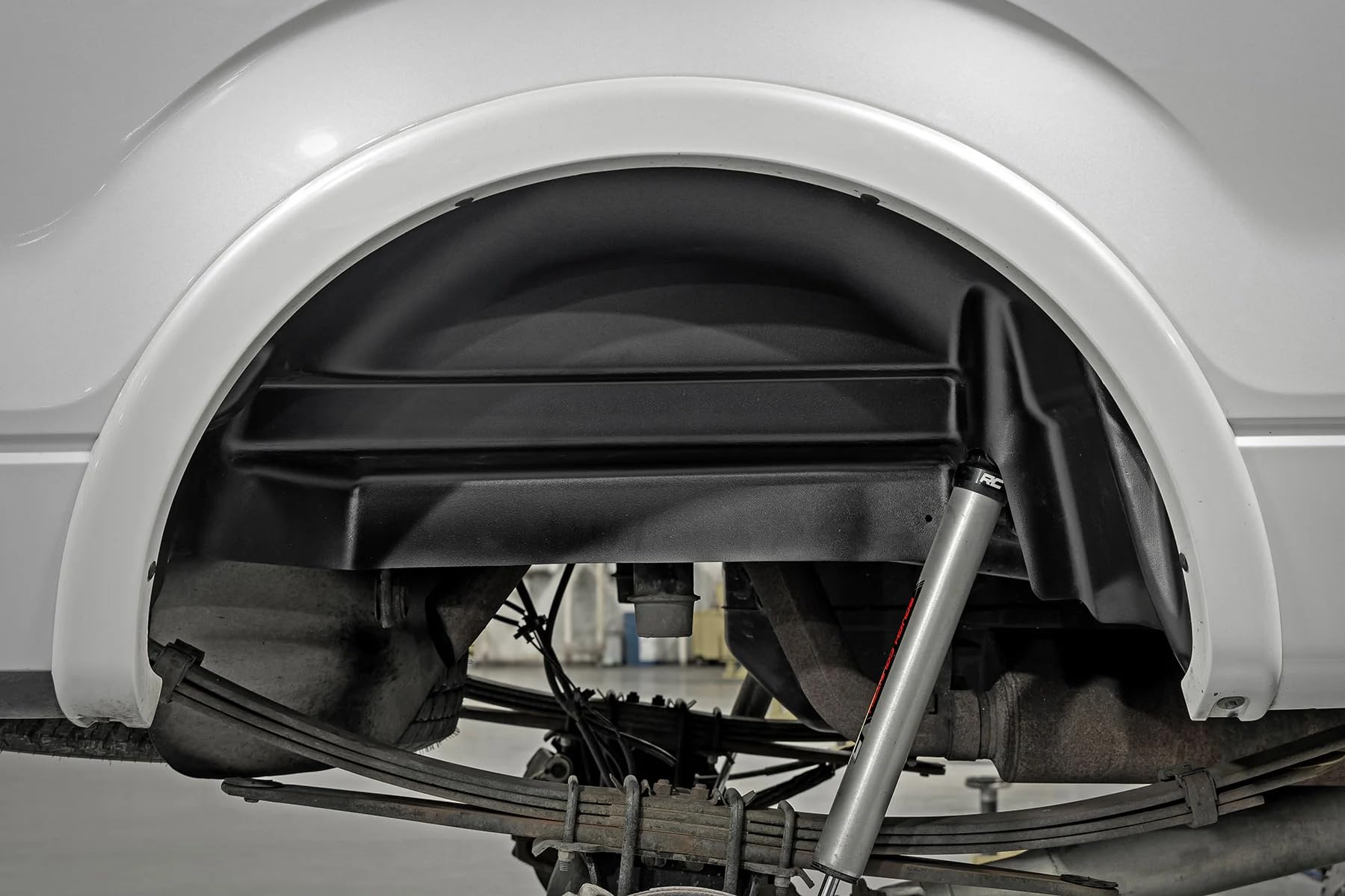Rough Country Rear Wheel Well Liners for 2WD/4WD Ford F-150 (2004-2014) - Heavy-Duty Rear Fender Liners for Mud & Debris Protection, Made in USA