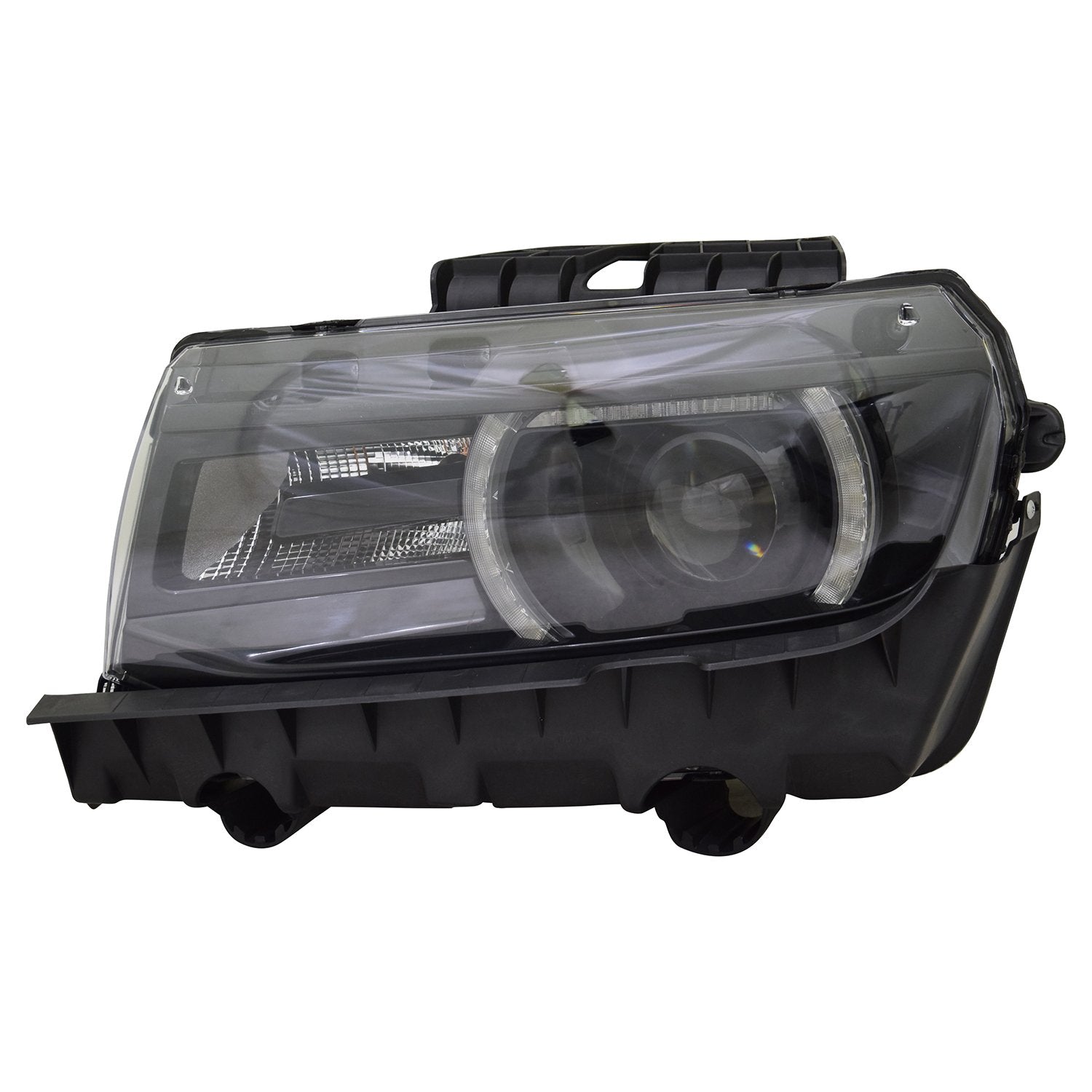 Left TYC Headlight Assembly Compatible with 2014-2015 Chevrolet Camaro