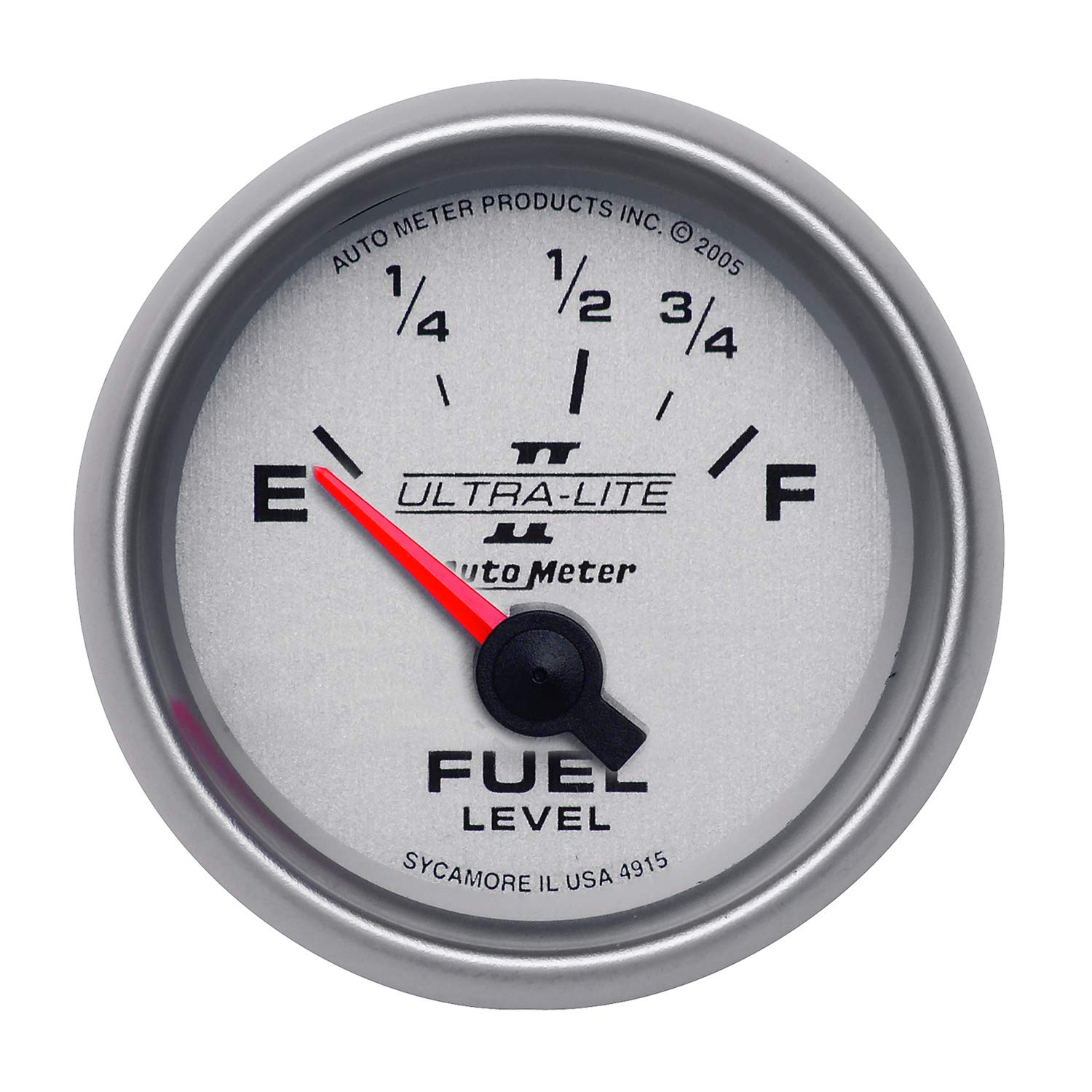 Auto Meter Ultra-Lite II 2-1/16" 73-10 ohms Short Sweep Electric Fuel Level Gauge for Ford