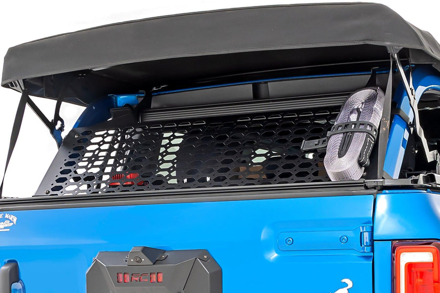 Rough Country Molle Mounting System Rear for Ford Bronco (2021-2025) - Durable Steel Panel for Secure Gear Storage, Easy to Install