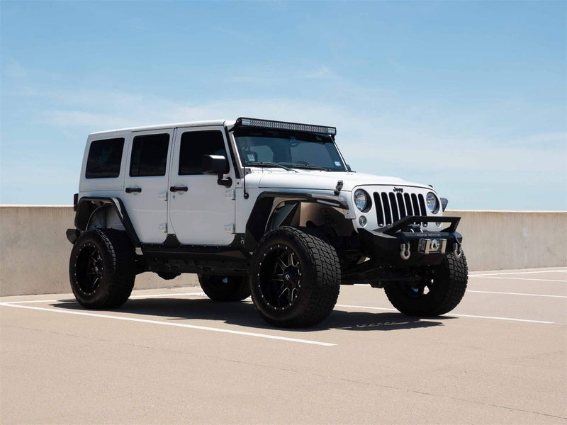 Front Fendor Flares Road Armor RDA507AFF0B Fits Jeep Wrangler
