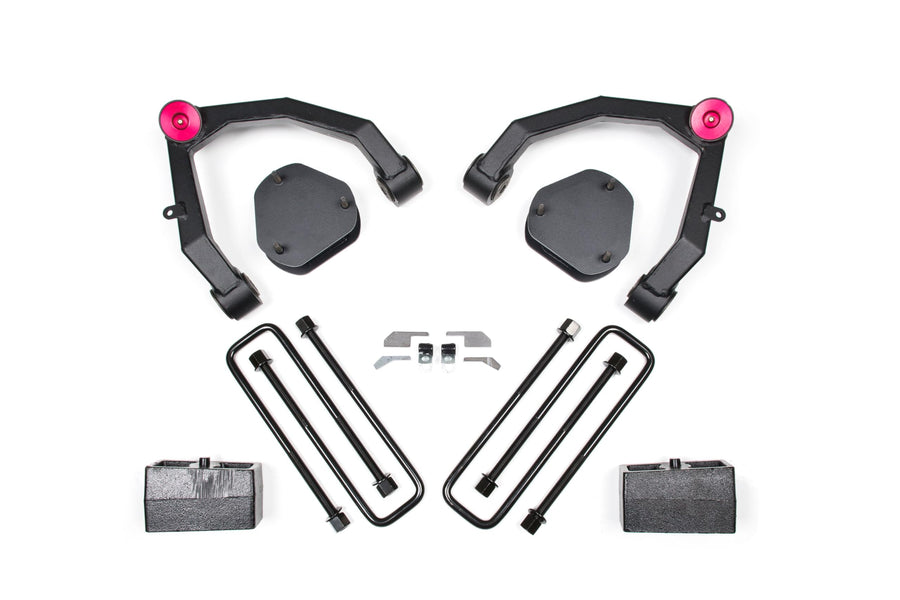 2007-2013 Chevy Silverado & GMC Sierra 1500 RWD Zone Offroad ZONC30 | 3.5 inch Full Suspension Adventure Series Lift Kit (Front & Rear) | No Shocks