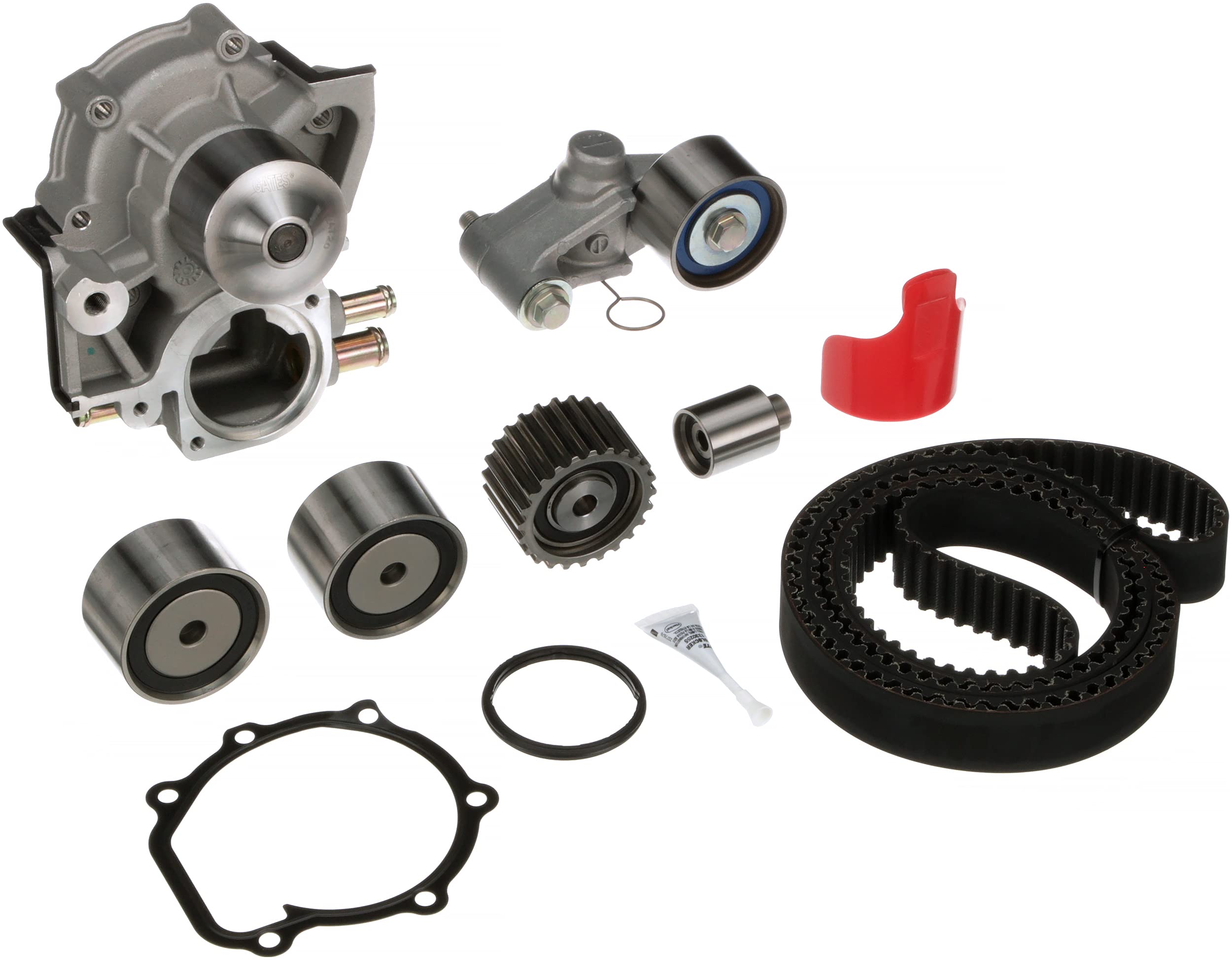 Gates Engine Timing Belt Kit with Water Pump TCKWP328N